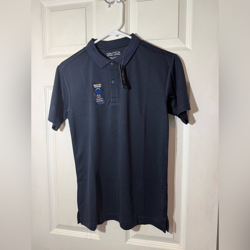 Nautica Boy's Navy Polo/Uniform Shirt